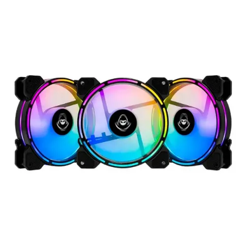 Kit Ventoinhas Mancer Z200, 3x 120mm, RGB, Com Controle e Controladora, novo, lacrado