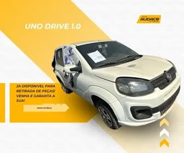 Sucata Uno drive 1.0 Evo. Ja disponivel para retiradas de peças!