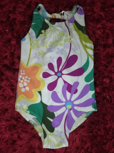Maiô - Body de bebê menina floral