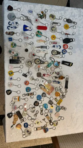 Coleção de Chaveiros anos 70/80/90