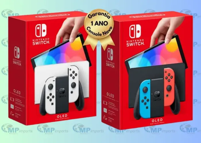 Loja MP Imports:: Console Nintendo Switch OLED Neon, Portátil e Doméstico.