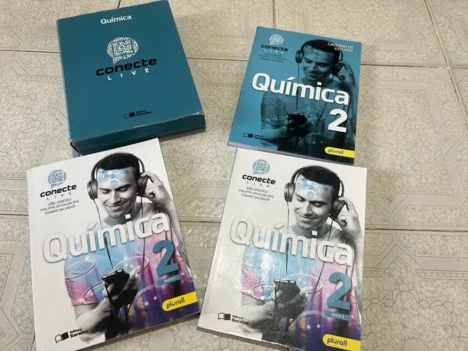 Livros de química: box conecte live química 2