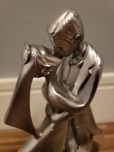 Estatua Casal Bolo de Casamento