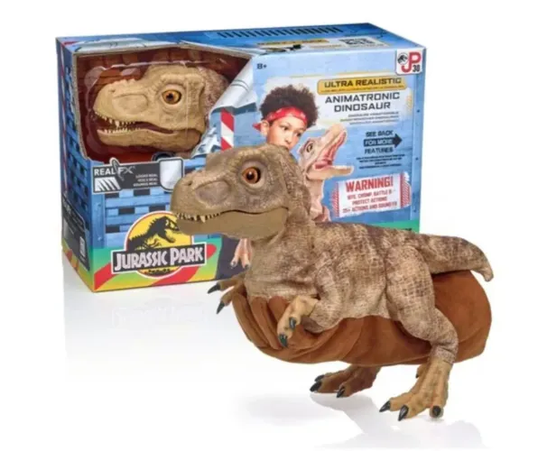 T-Rex Dinossauro Animatronico Realfx Jurassic Park 