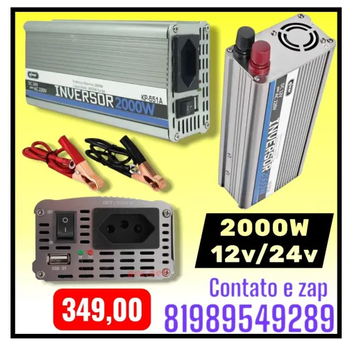 Inversor 2000w 