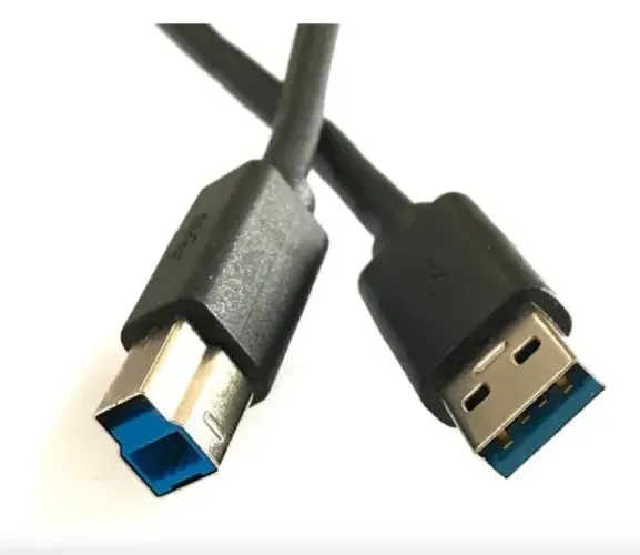 Cabo Usb-a 3.0 Usb-b 3.0 Preto 1,8 M Novo Original Dell
