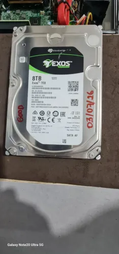 2 UNIDADES HD SATA SEAGATE MODELO EXOS 8TB