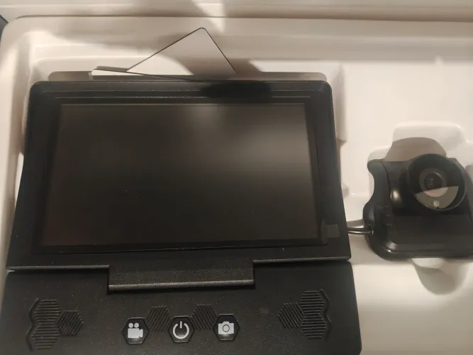 Câmera para Bebê no Carro com Monitor - ZGZUXO T5 - Novo