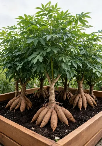 Rama mandioca gigante