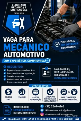 MECANICO DE AUTOMOVEIS