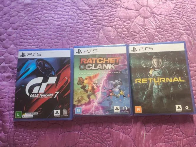 Jogos lacrados ps5