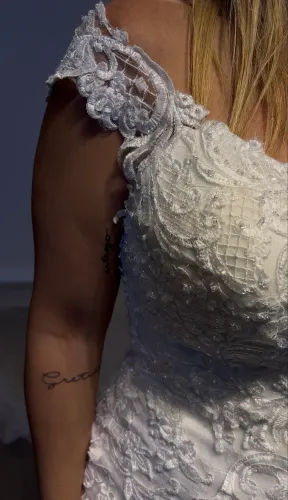 Vestido de noiva - sereia - Rosa clará