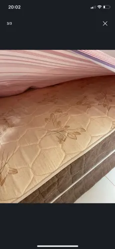 cama box casal colchão embutido 
