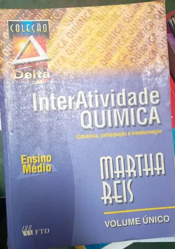 Livro de Química - Martha Reis volume único