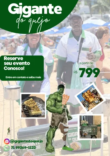 Carrinho de queijo coalho 