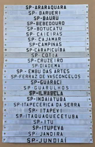 Tarjeta Placa Dianteira - várias cidades!!