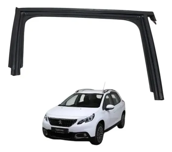 Canaleta Guia Vidro Traseiro Direito Peugeot 2008 2020 Preto