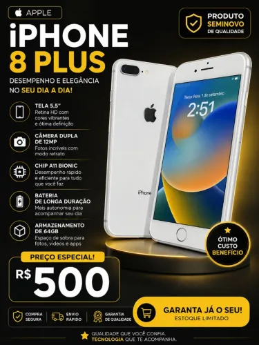 iPhone 8 plus precinho