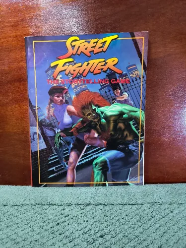 Livro RPG - STREET FIGHTER THE STORYTELLING GAME - (RARO)