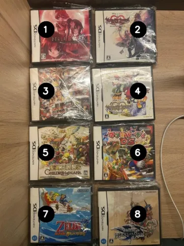 Coleção Jogos Nintendo DS Originais Japoneses (CIB) - Unidade ou Lote