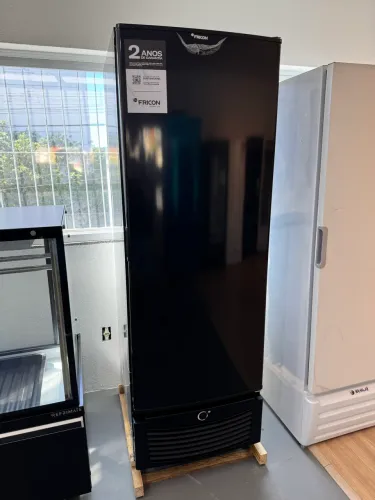 Freezer para gelo 569 litros preto novo
