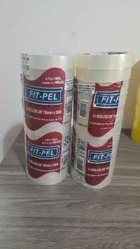 2x Fita Adesiva de 13 rolos de 19mm x 50m