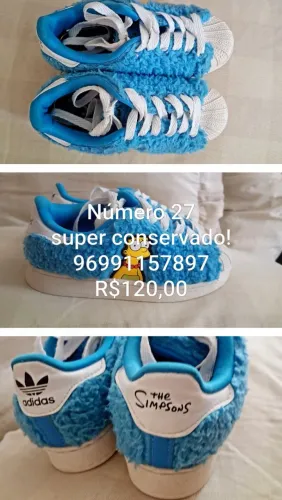 Tênis Feminino Infantil Adidas Simpsons