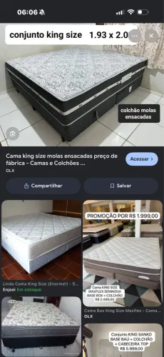 Vende se cama king  , bem conservada !!!!