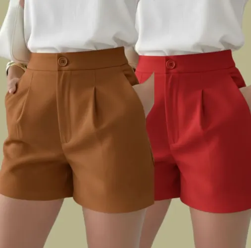 Vendo Short Novo Alfaiataria Tamanho M