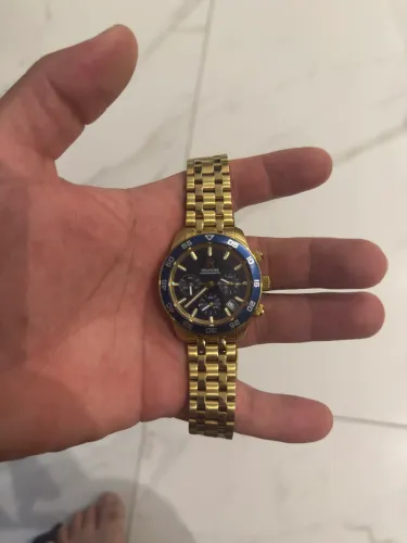 Relógio Tommy Hilfiger Dourado - Original e Conservado