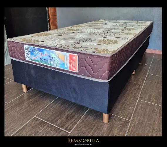 CAMA BOX SOLTEIRO D33 NOVA / ENTREGAMOS