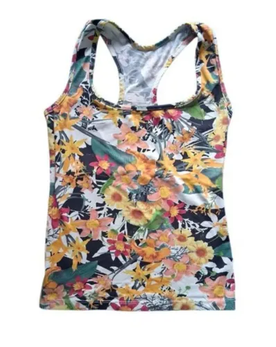Blusa fitness floral Adithiva