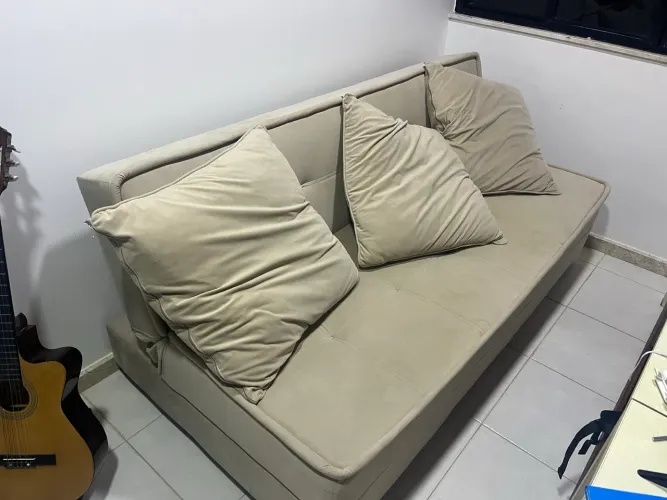 Vendo Sofá-Cama Reclinável em Ótimo estado