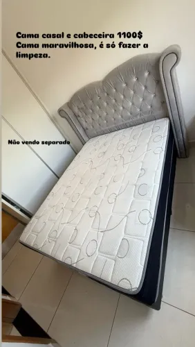 Cama casal+cabeceira
