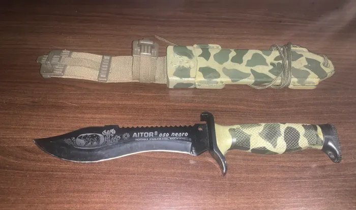 Faca Aitor Oso Negro Camo