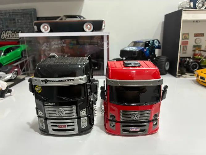Miniatura caminhão VW dupla (3D)