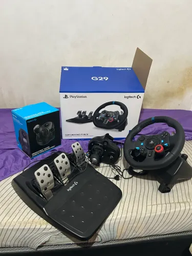 Volante, Pedais e Cambio Logitech G29 APENAS DINHEIRO