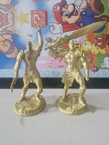 Miniaturas- Action Figure Kratos  - Top Cau 13cm