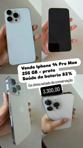 IPHONE 14 PRO MAX - 256 GB - PRATA