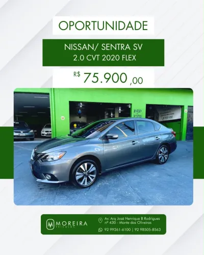 Nissan Sentra SV 2.0 Flexstart 16V Aut. 2020
