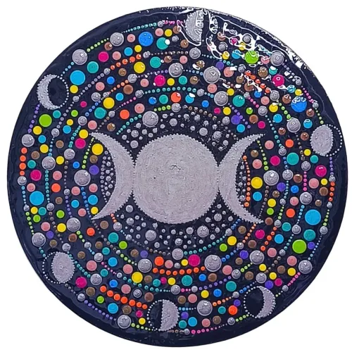 Quadro Decorativo Mandala Mdf Redondo