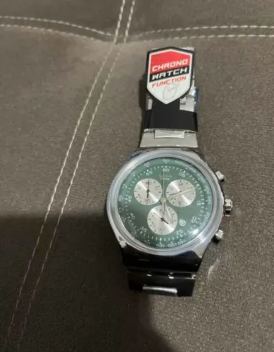 Relogio Swatch Prata Funcional