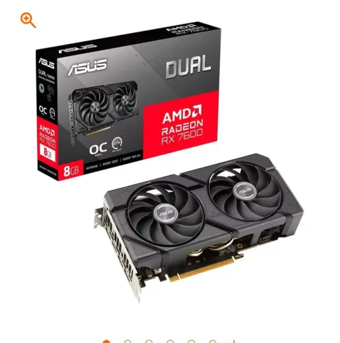 Rx 7600 Com Caixa e Nota Fiscal Troco em RX 6600 ou inferior com Volta.