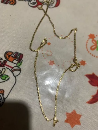 Cordão banhado a ouro !