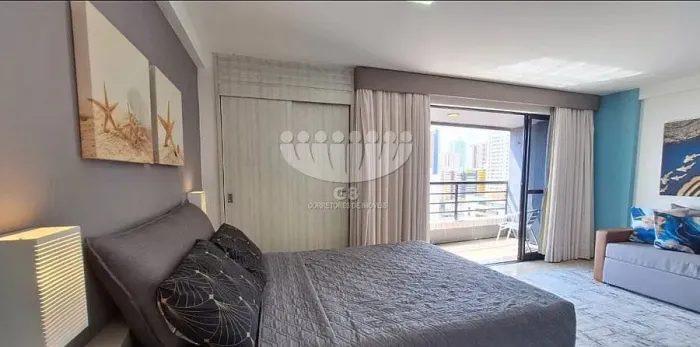Flat com vista mar, 53m², 1 quarto