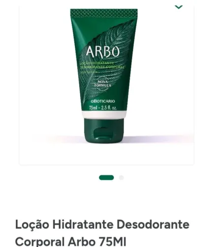 Loção hidratante -Arbo