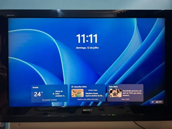 TV Sony Bravia 40 Polegadas LCD + Suporte + Controle