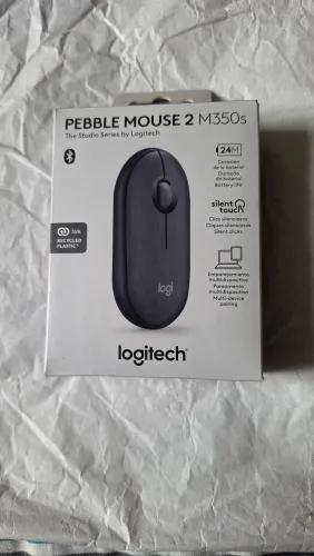 Mouse Sem Fio Logitech Pebble Mouse 2 M350s Grafite Lacrado