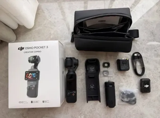 Câmera Dji Osmo Pocket 3 Creator Combo Dji209 Black