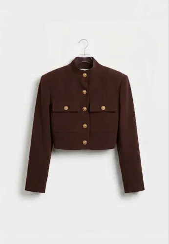 Jaqueta estilo blazer botão